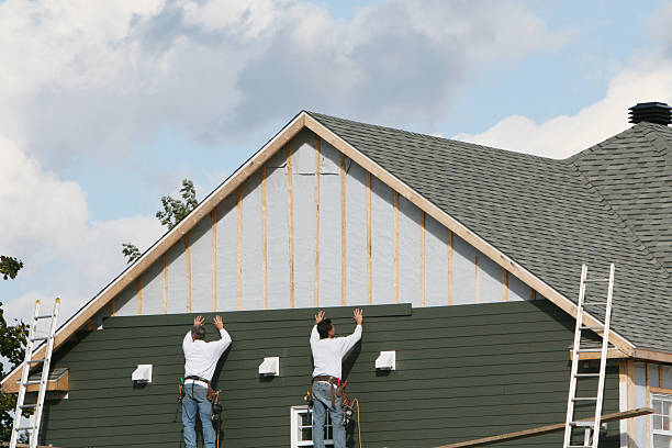 Professional Siding Installation technician working in Winston-Salem, NC